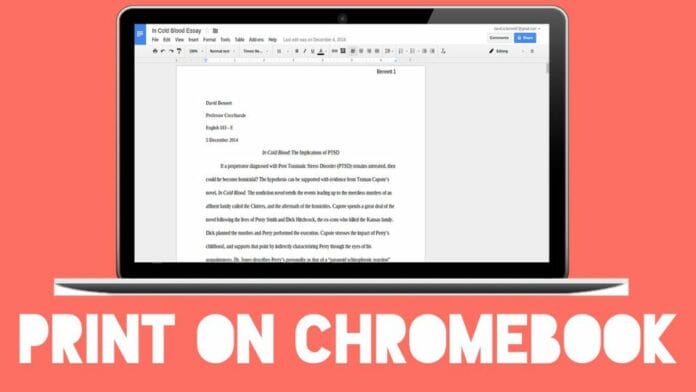 How to Print With a Chromebook